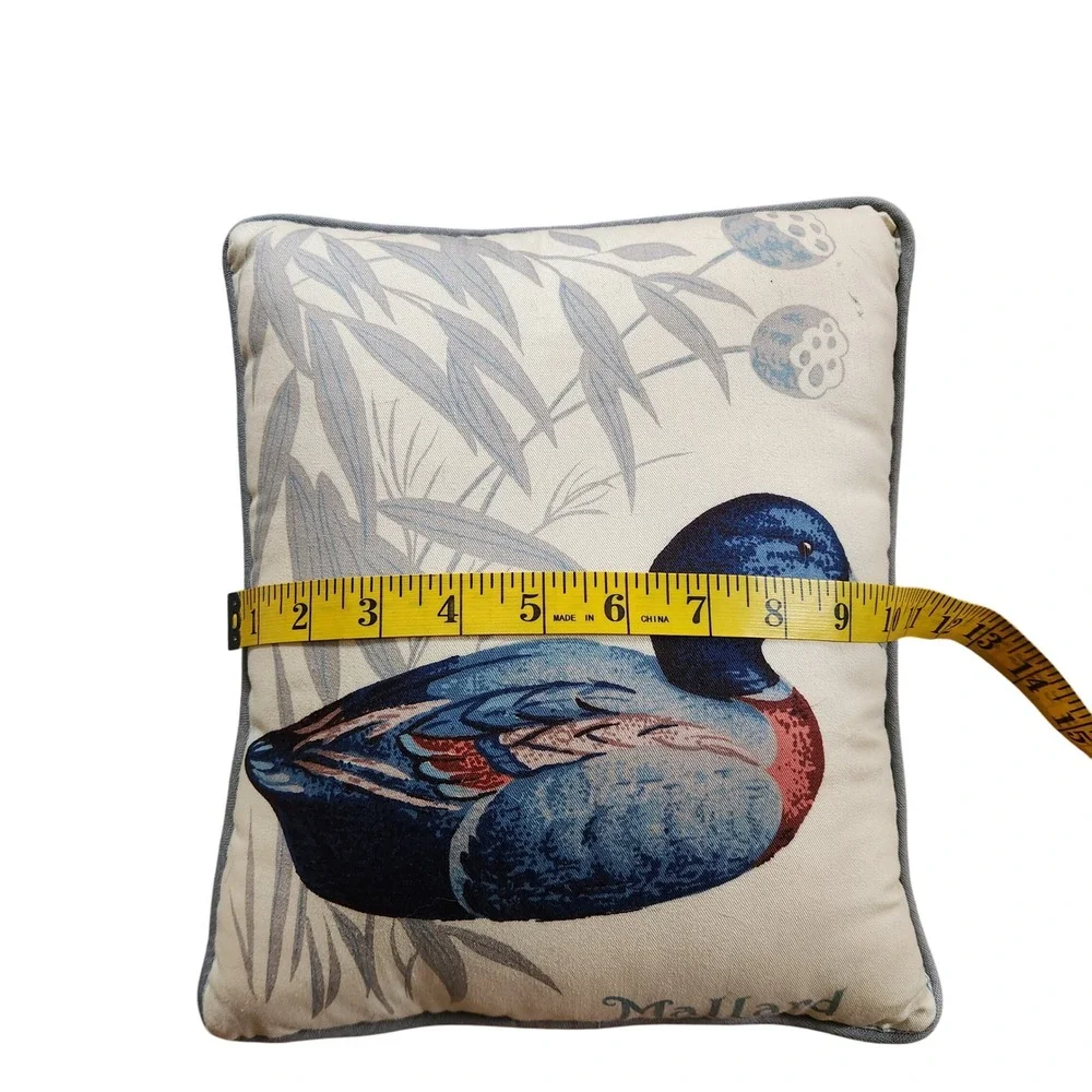 Vintage Throw Pillows Canada Goose Mallard Bird Decorative Accent Pillow Set‎